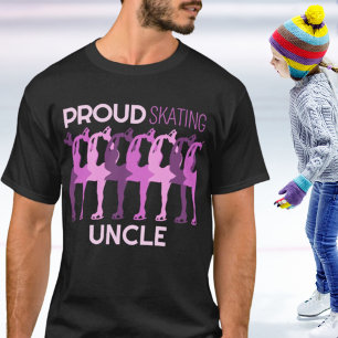T-shirt oncle patinage fier