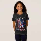 T-Shirt Oncle patriotique Sam Dabbing 4 juillet (Devant entier)
