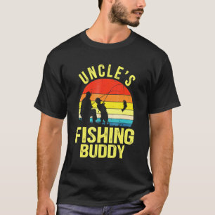 T-shirt Oncle Pêcheur pour Papa pour Hommes