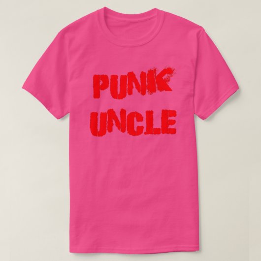 T-shirt Oncle punk (Design devant)