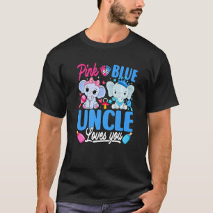T-shirt Oncle Rose Ou Bleu Vous Aime Genre Révéler Elephan