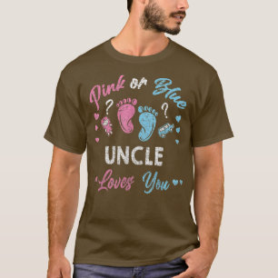 T-shirt Oncle Rose Ou Bleu Vous Aime Sexe Révéler Vintage