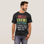 T-shirt Oncle sait tout (Devant entier)
