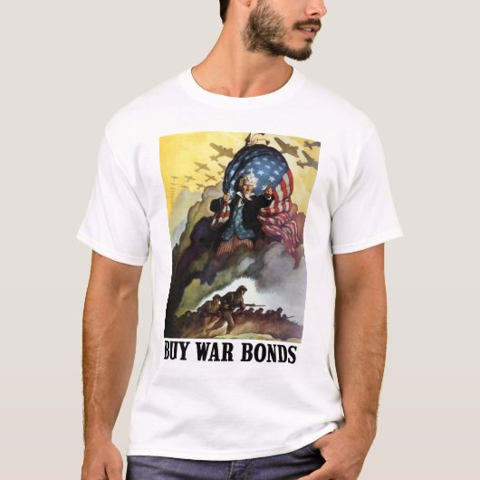 T-shirt Oncle Sam -- Achetez les titres d'emprunt de (Devant)