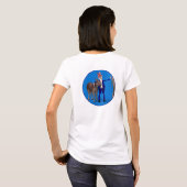 T-shirt Oncle Sam aime les ânes (Dos entier)