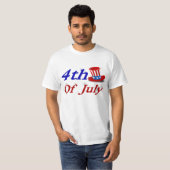 T-shirt Oncle Sam du 4 juillet (Devant entier)