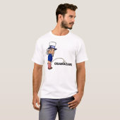 T-shirt Oncle Sam faisant pipi sur Obamacare (Devant entier)