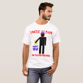 T-SHIRT ONCLE SAM, JE VOUS VEUX (Devant entier)