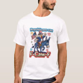T-shirt Oncle Sam Poulets Républicains Peuvent F-Caw-F (Devant)