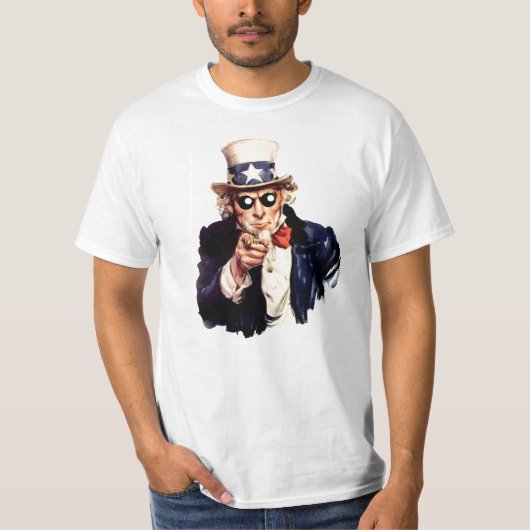 T-shirt Oncle Sam Toby Eyes (Devant)