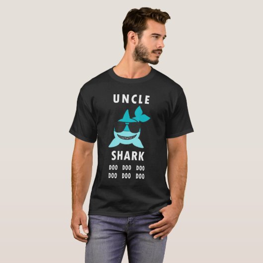 T-shirt ONCLE SHARK Doo Doo Doo (Devant entier)