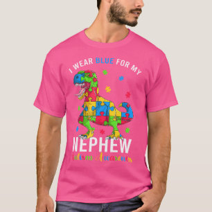 T-shirt Oncle Tante Chemises Je Porte Du Bleu Pour Mon Nep