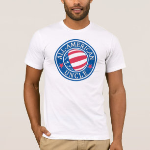 T-shirt Oncle tout-américain