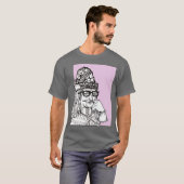 T-shirt Oncle Vlad de hippie (Devant entier)
