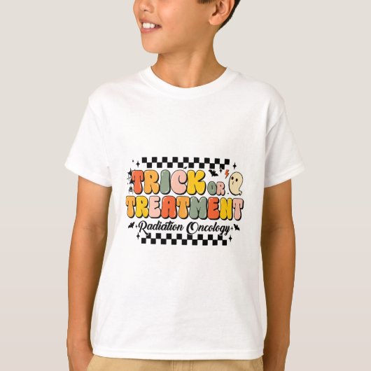 T-shirt Oncologie Du Rayonnement De Tac Ou De Traitement H (Devant)