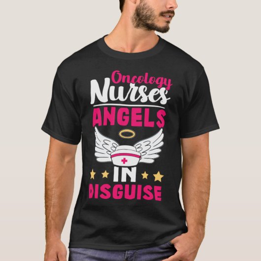 T-shirt Oncologie Infirmiers anges déguisés (Devant)