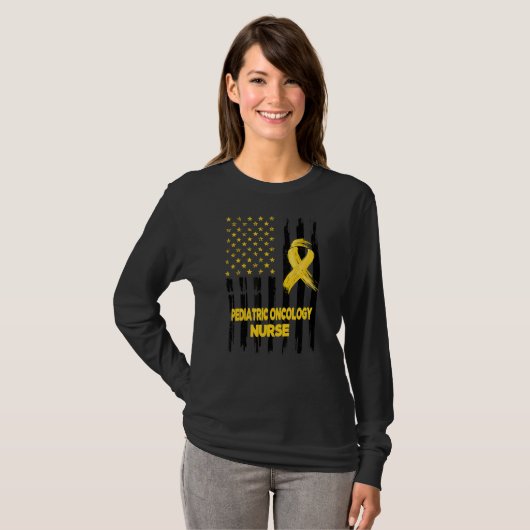 T-shirt Oncologie Peuples Infirmier-nous drapeau Oncologie (Devant entier)