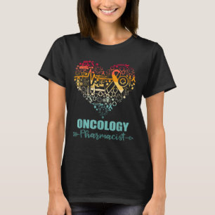 T-shirt Oncologie Pharmaciste Coeur drôle Oncologie Vintag