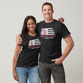 T-shirt Oncology Nurse American Flag Infirmière horizontal (Unisexe)