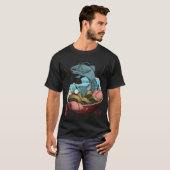 T-shirt Onde de rampe de poisson (Devant entier)