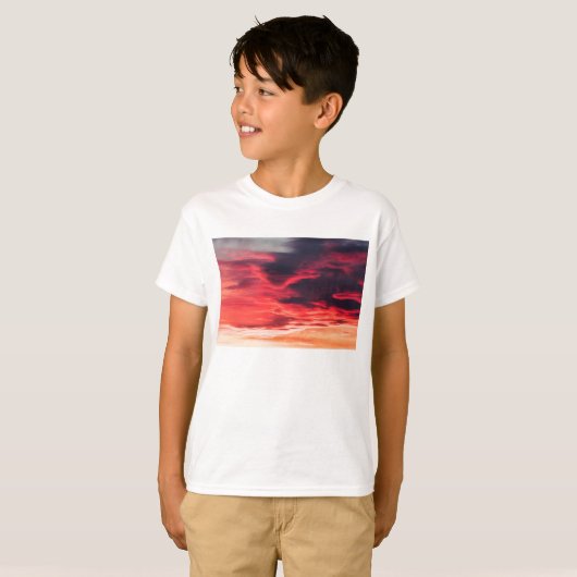 T-shirt onde féline (Devant entier)