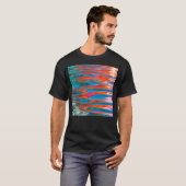 T-shirt Ondes colorées (Devant entier)