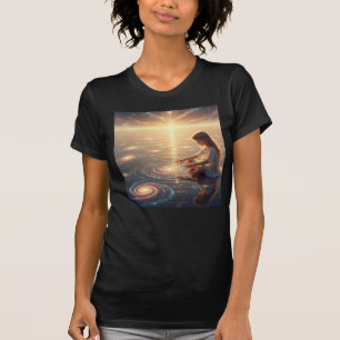 T-shirt Ondes de Création – Enfant Intérieur de Lumière Co