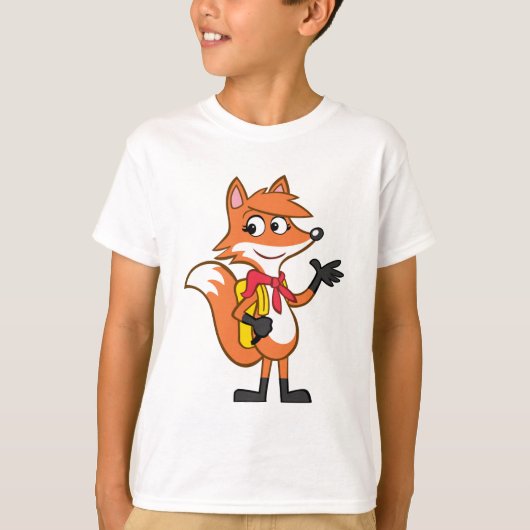 T-shirt Ondulation de Fox de Rick | Scarlett de garde (Devant)