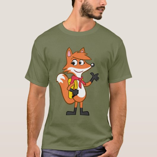 T-shirt Ondulation de Fox de Rick | Scarlett de garde (Devant)