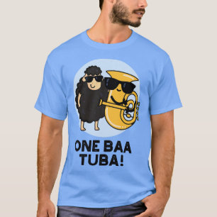 T-shirt One Baa Tuba Funny Music Sheep Pun 1