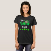 T-shirt One Blessed Nana Clover St Patrick's Day Irish (Devant entier)