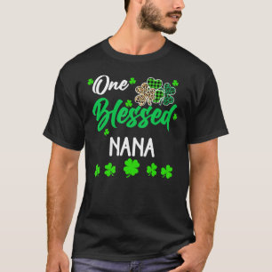 T-shirt One Blessée Nana Clover St. Patrick S Day Irlandai