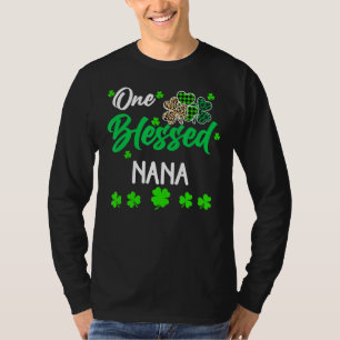 T-shirt One Blessée Nana Clover St. Patrick S Day Irlandai