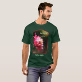 T-shirt One Day At A Time Quote Flower Inspirational (Devant entier)