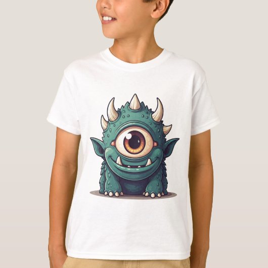 T-shirt One Eye Monster (Devant)