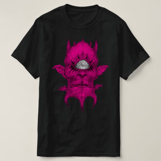 T-shirt one god, one vision - magenta (Design devant)