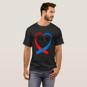 T-shirt One In 100 CHD Warrior Congenital Heart Disease (Devant entier)