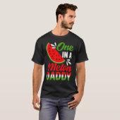 T-shirt One In A Melon Daddy Watermelon Family Anniversair (Devant entier)