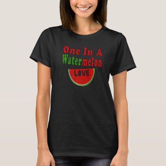 T-shirt One in A Watermelon Love Melon Sommer Costume (Devant)