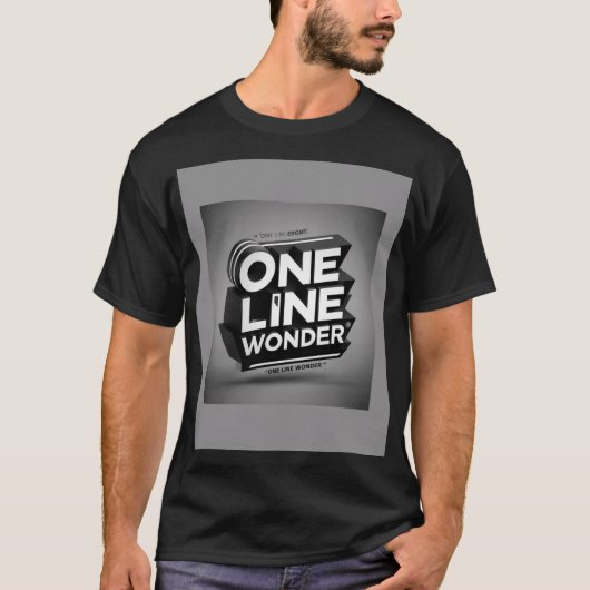 T-shirt One Line Wonder  (Devant)
