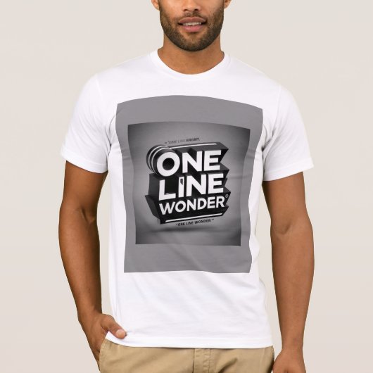 T-shirt One Line Wonder (Devant)