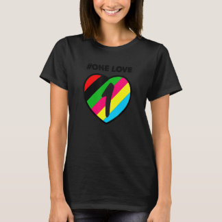 T-shirt One Love 1 Love LGBT Flag I Support LGBTQ