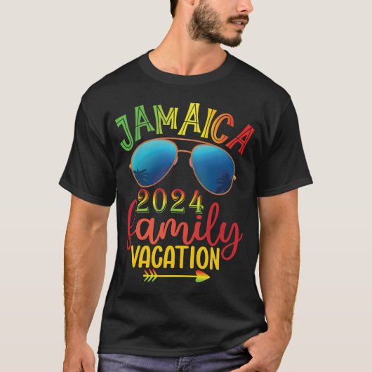 T-shirt One Love Jamaïque Caribbean Vacation Reggae (Devant)