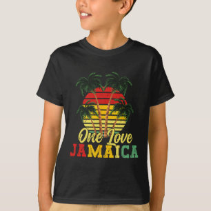T-shirt One Love Jamaïque Summer Family Vacation Jamaican 