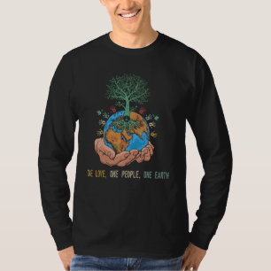 T-shirt One Love One People One Jour des terres World Peac