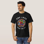 T-shirt One Love Peace for All (Devant entier)