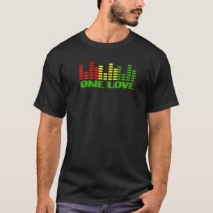 T-shirt One Love Peace Love Unity Reggae Roots Jamaïque Ra