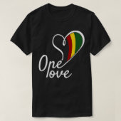 T-shirt One Love Reggae 1 (Design devant)
