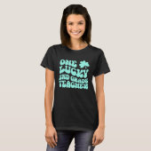 T-shirt One Lucky 2nd Grade Teacher St Patrick's Day Teach (Devant entier)