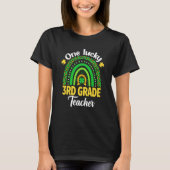 T-shirt One Lucky 3rd Grade Teacher Shamrock St Patrick's  (Devant)